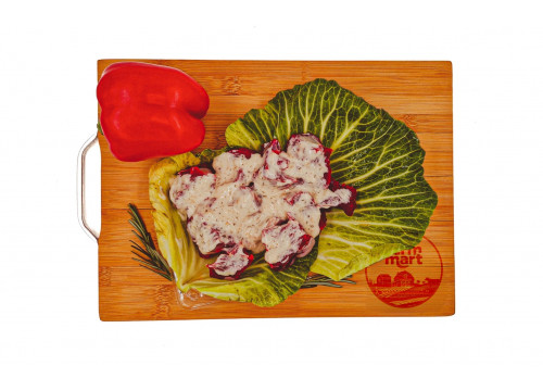 Заказать «Шашлык из мякоти баранины в чесночном маринаде» за 1990 руб. 1000 г. в Москве