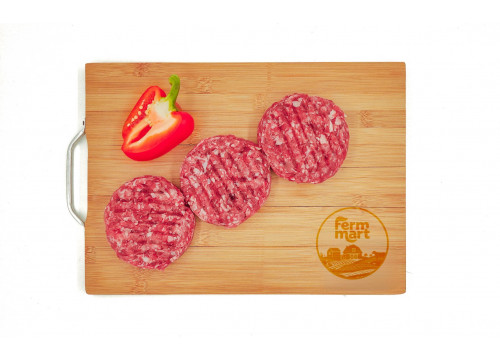 Заказать «Котлеты для бургера говяжьи» за 390 руб. 500 г. в Москве