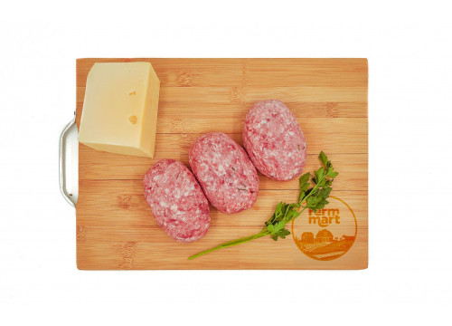 Заказать «Котлеты говядина + свинина с сыром» за 490 руб. 500 г. в Москве