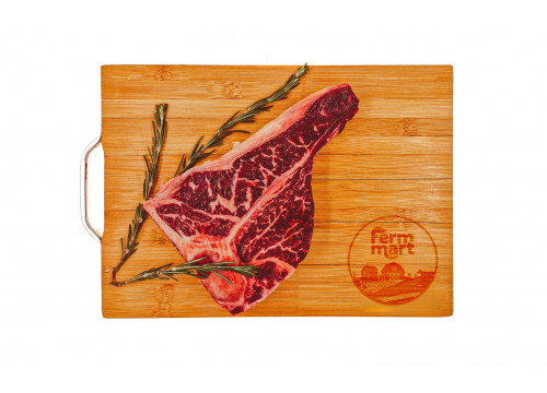 Заказать «Стейк T-Bone зернового откорма» за 590 руб. 100 г. в Москве